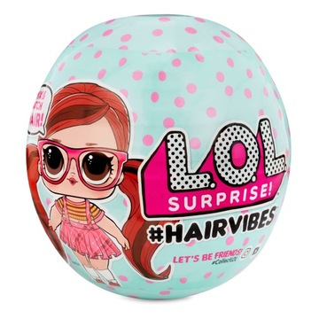 LOL Suprise HAIRVIBES Laleczka Z Włosami Duża Kula