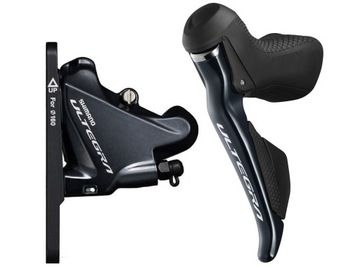 Klamkomanetka z zaciskiem Shimano Ultegra Di2 ST-R8070-L hamulec lewy