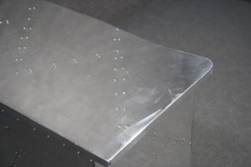 Konsola Loft Aluminium Design Komoda Seria AVIATOR