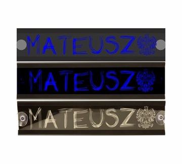 Табличка со светодиодной подсветкой Tir Bus 45х11 см