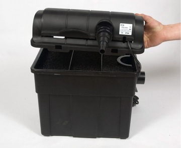 Фильтр для пруда NUB-12000 с УФ-лампой мощностью 18 Вт.