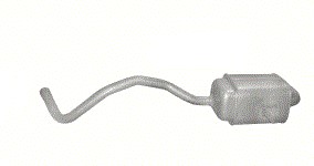 Tłumik końcowy Renault Megane III poj.1,5 diesel