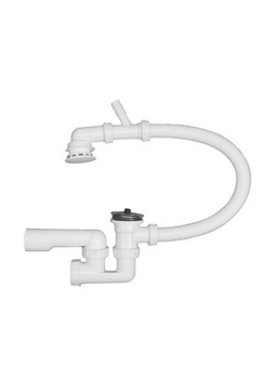 SYFON WANNOWY NADSTROPOWY Z WYJŚCIEM NA PRALKĘ , S