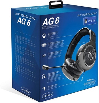 Проводные наушники PDP PS4 AG6 AFTERGLOW