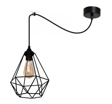 Lampa wisząca PAJĄK DRUCIAK DIAMOND duży można LED