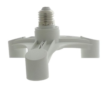 ROZGAŁĘZIACZ ADAPTER 3xE27 NA ŻARÓWKI LED E27 230V