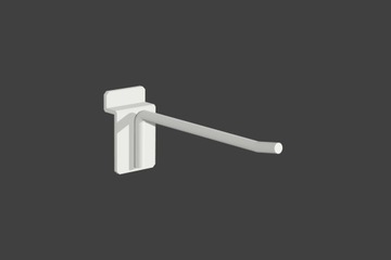 HAK BIAŁY 10 CM ZAWIESZKA PANEL SPACEWALL