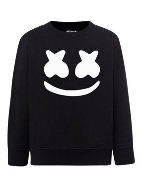 Bluza KLASYCZNA MARSHMELLO - prezent - czarna 128