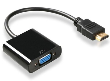 ADAPTER PRZEJŚCIÓWKA KONWERTER Z HDMI DO VGA DSUB