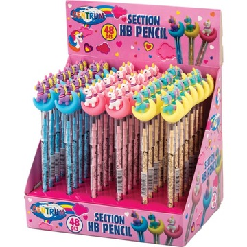 СЕГМЕНТИРОВАННЫЕ КАРАНДАШИ UNICORN HB