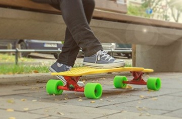 ЭЗИ. Скейтборд Longboard Bee Sting Yellow