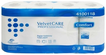 Туалетная бумага VelvetCare Comfort 8 рулонов SOFT