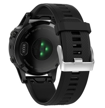 CZARNY Pasek Garmin Forerunner 965 (szerokość 22mm)