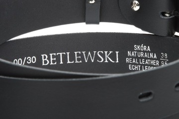 РЕМЕНЬ КОЖАНЫЙ ДЛЯ БРЮК BETLEWSKI МУЖСКОЙ, КОЖА 115