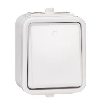Włącznik pojedynczy natynkowy WNT100C01 Cedar IP44