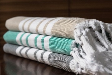 Полотенце с бахромой Hamam Turkus Spa Sauna Beach