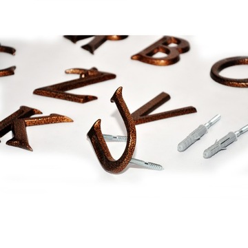 Cyfra Numer na posesję, budynek, dom 3D aluminium