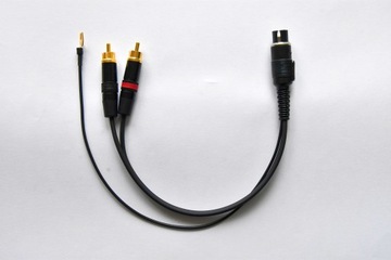 Interkonekt gramofon Schulz DIN 5 RCA kabel masowy