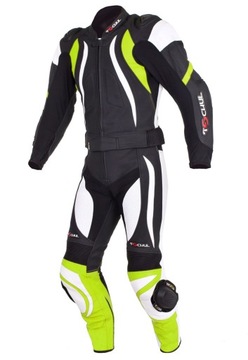 TSCHUL 545 - SKÓRZANY KOMBINEZON GARB NEON r 52 XL