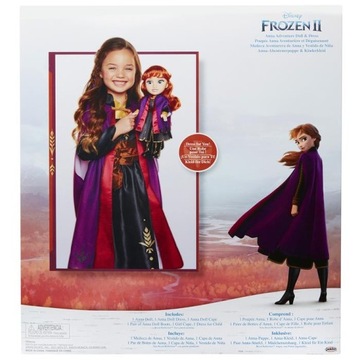 Костюм куклы 2в1 Frozen 2 Frozen Anna Outfit