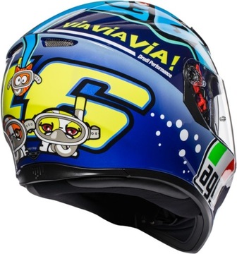 Шлем AGV K3 SV ROSSI MISANO 2015 Max Vision Pinlock r.S Акция!