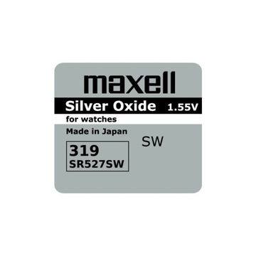 1 x BATERIA SREBROWA MAXELL SR 527 SW 319 SR64 615
