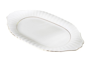 Półmisek na przystawki 28cm złota Iwona Chodzież