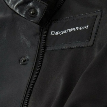 Emporio Armani kurtka męska skórzana NOWOŚĆ L