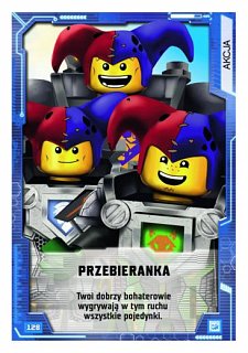 karta nr 128 Przebieranka lego nexo Knights 2