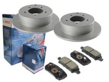 TARCZE + KLOCKI BOSCH TYŁ MITSUBISHI LANCER 08-