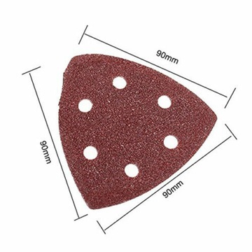 Шлифовальная бумага на липучке DELTA IRON 93 x 93мм ДЛЯ ШЛИФОВАЛЬНОЙ БУМАГИ зернистостью 150 5шт.