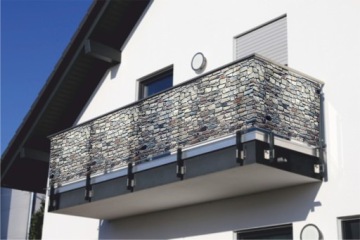Коврик для балкона в виде балконных камней STONE WALL