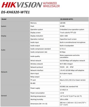 IP-ВИДЕОДОМОН HIKVISION 7 ДЮЙМОВ + КАМЕРЫ FullHD IR30