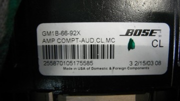 УСИЛИТЕЛЬ MAZDA 6 BOSE GM1B-66-92X