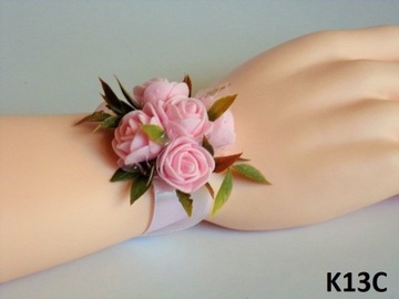 K 13 * Kotylion na rękę ślub studniówka - KOLORY