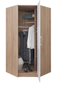 Шкаф для прихожей SMART 1 собома белый