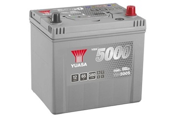 Akumulator Yuasa YBX5005 65Ah, 65 Ah, 580A, 232x175x225 P+