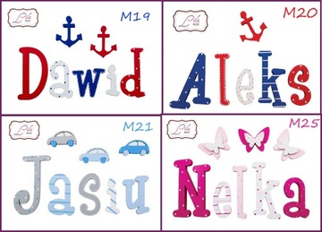 5-БУКВЫ ИМЕННЫХ БУКВ НА СТЕНЕ, 3 БЕСПЛАТНЫХ ДЕКОРА