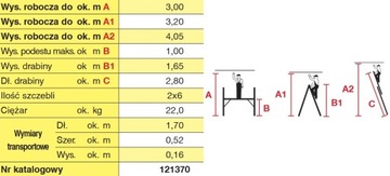 Алюминиевые лестничные леса Krause VarioTop