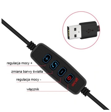 КОЛЬЦЕВАЯ СВЕТОДИОДНАЯ КОЛЬЦЕВАЯ ЛАМПА 32см USB + ШТАТИВ