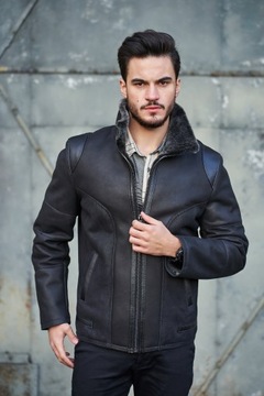 PILOTKA MĘSKA / KOŻUCH / KURTKA F.P. LEATHER r. M
