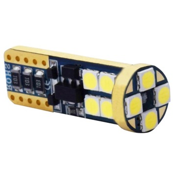 LED 12 SMD 3030 W5W T10 CANBUS ОРАНЖЕВЫЙ