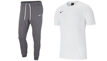 NIKE DRES KOMPLETNY BAWEŁNIANY SPODNIE+T-SHIRT XL