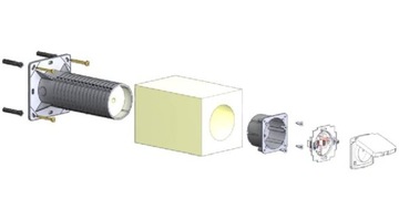 КОРОБКА ДЛЯ ИЗОЛЯЦИИ KOPOS P/T Lмакс=300мм KEZ300_KB