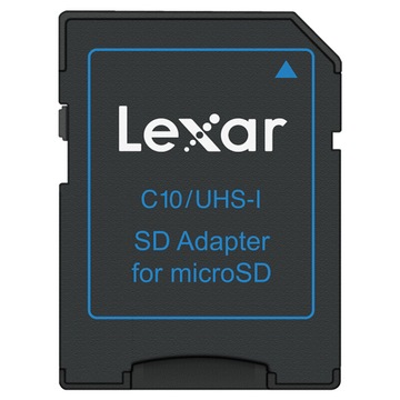 Lexar microSDXC 256GB 633x 95MB/s U1 V30 + adapter