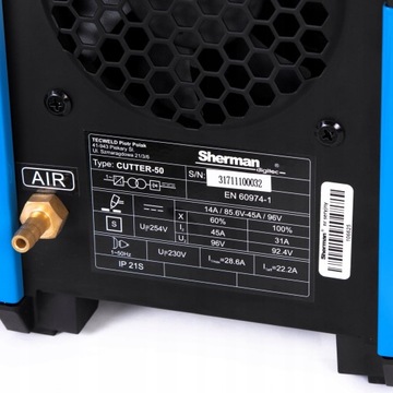 ПЛАЗМЕННЫЙ РЕЗАК ШЕМРАН 50 HF 45А 12ММ 230В