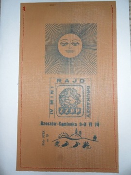 PTTK Rzeszów IV Mini Rajd Drukarzy - Kamionka 1974