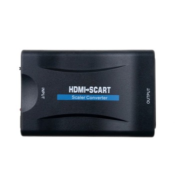 Konwerter Obrazu Dźwięku HDMI / EURO SCART Adapter