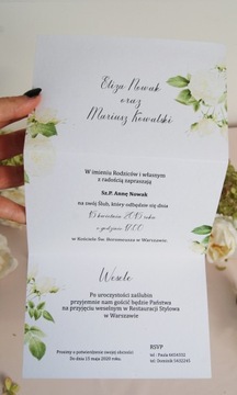 ЦВЕТОЧНЫЕ СВАДЕБНЫЕ ПРИГЛАШЕНИЯ С РОЗАМИ СВАДЬБА