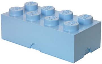 LEGO POJEMNIK KLOCEK 8 PUDEŁKO BŁĘKITNY DUŻY